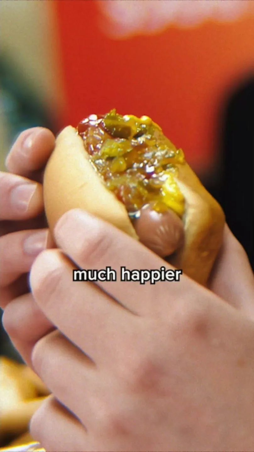 Much happier.