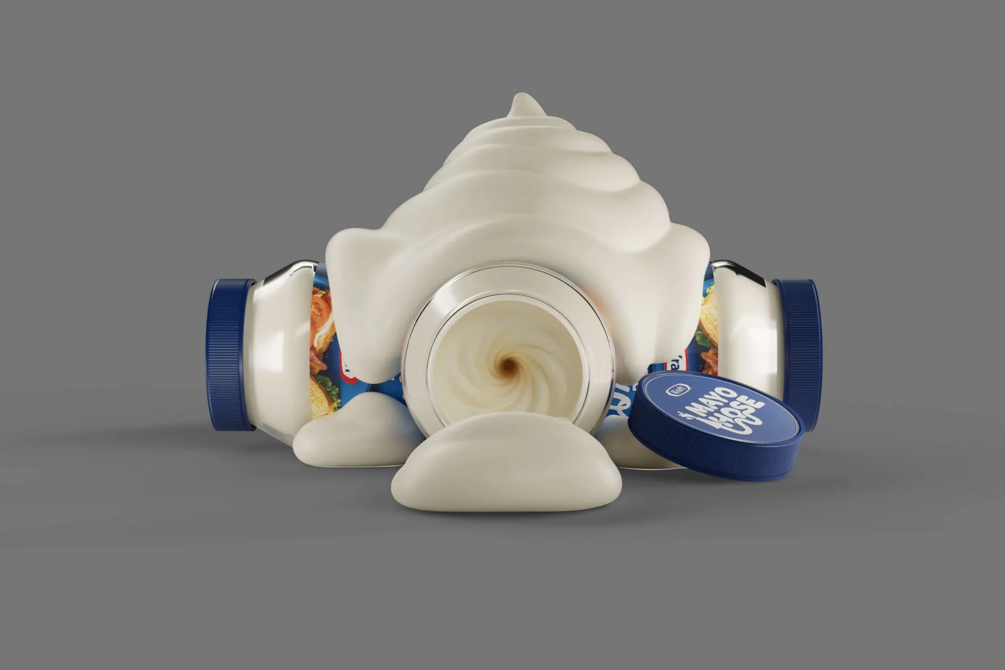 The portal jar, from behind.